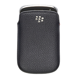 BlackBerry&reg; 9900 leather pocket -Black