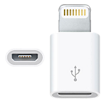 Apple Lightning to Micro USB adapter