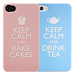 Bang On! Keep Calm for iPhone 4 - pink and blue