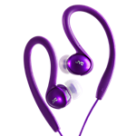 JVC Ear clip sports headphones-colour match for iPod - purple
