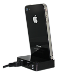Kitsound iPhone 4/4S Dock - black