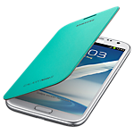 Samsung flip cover for Galaxy Note II - Mint Green