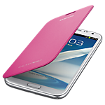 Samsung flip cover for Galaxy Note II - Pink