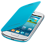 Samsung flip cover for Galaxy S III mini - light blue