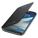 Samsung Flip cover for Galaxy Note II - Silver