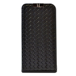 Uunique iPhone 4/4S Weave flip case - black