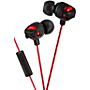 JVC Xtreme Xplosives in-ear headphones with mic - Red