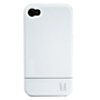 Uunique hard shell case for Apple iPhone 4/4S - gloss white