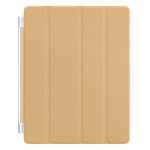 Apple Smart Cover leather for the new iPad/iPad 2 - Tan
