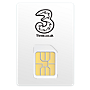 Three Post Pay Data Micro Sim Card